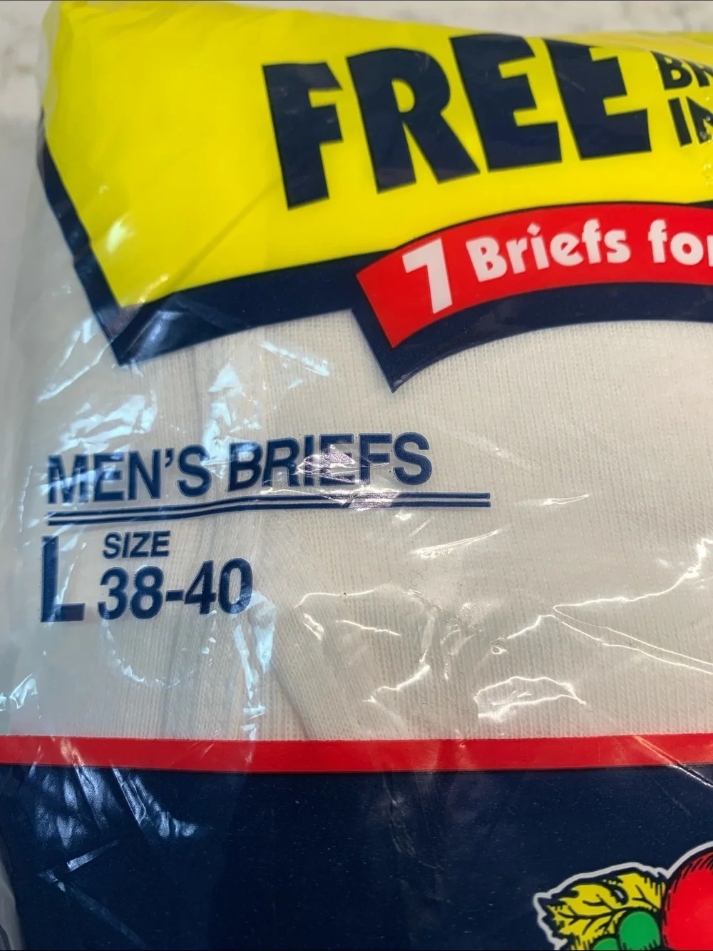 Fruit of the Loom this package